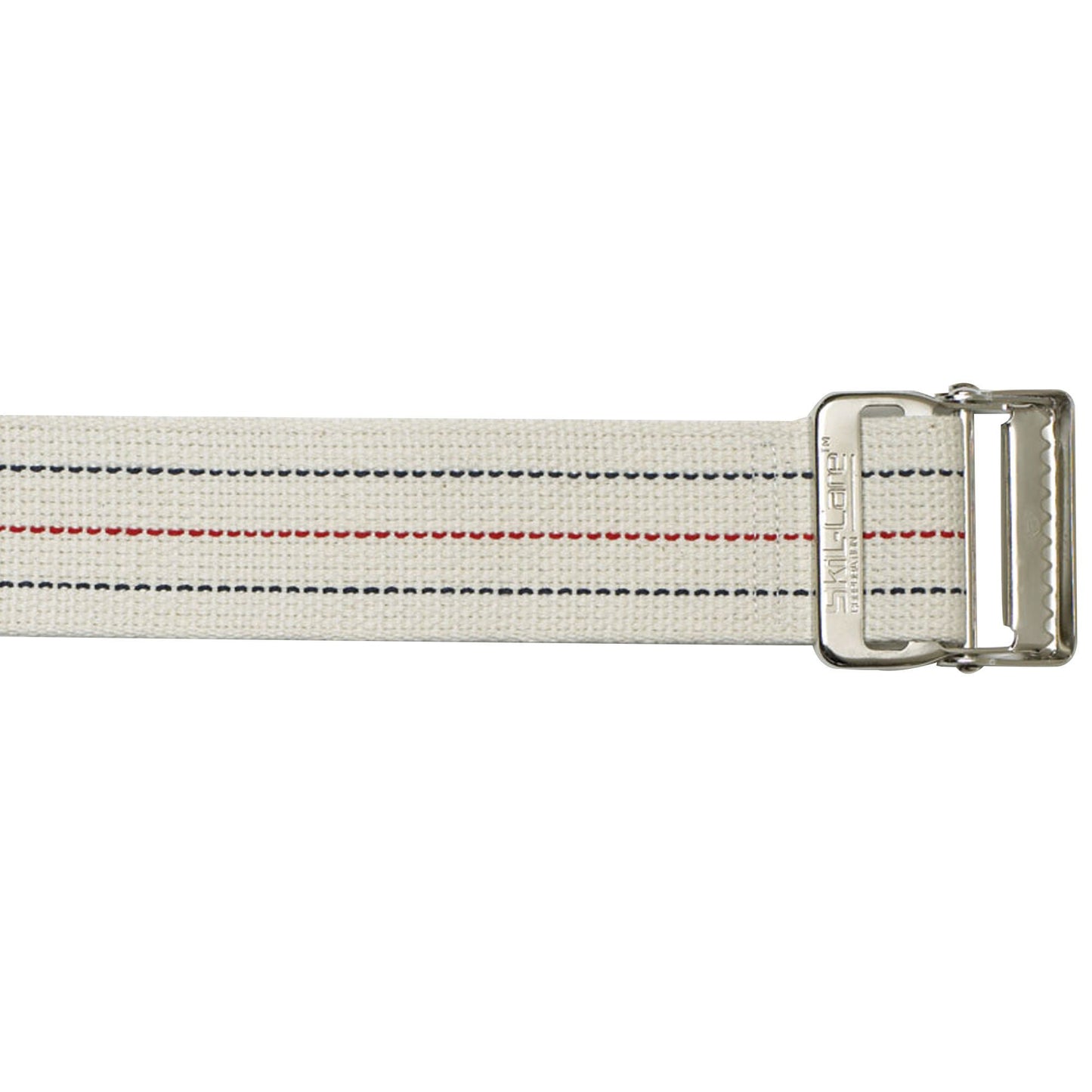 BELT, GAIT BARIATRIC W/METAL BUKLE WHT 72"