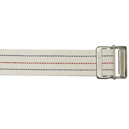 BELT, GAIT BARIATRIC W/METAL BUKLE WHT 72"