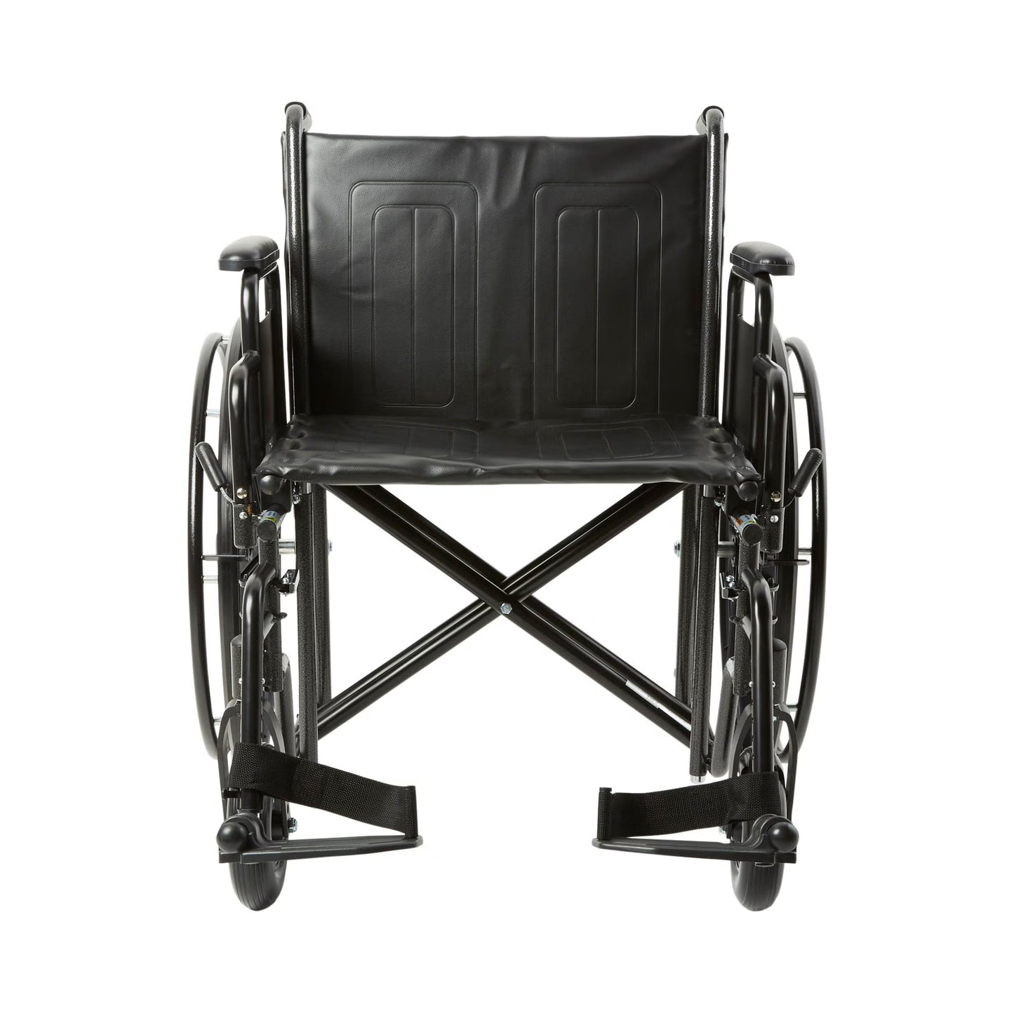WHEELCHAIR, HD DUAL CROSS BRACE DDA SF 22" 450LBS