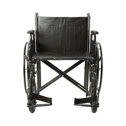 WHEELCHAIR, HD DUAL CROSS BRACE DDA SF 22" 450LBS