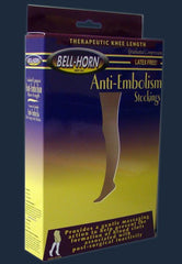 Bell-Horn® Knee Length Anti-Embolism Stockings, Extra Large, Black