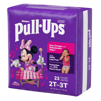 PANTS, TRAINING PULL-UPS LEARNING DESIGN GIRL 2T-3T (23/PK 4