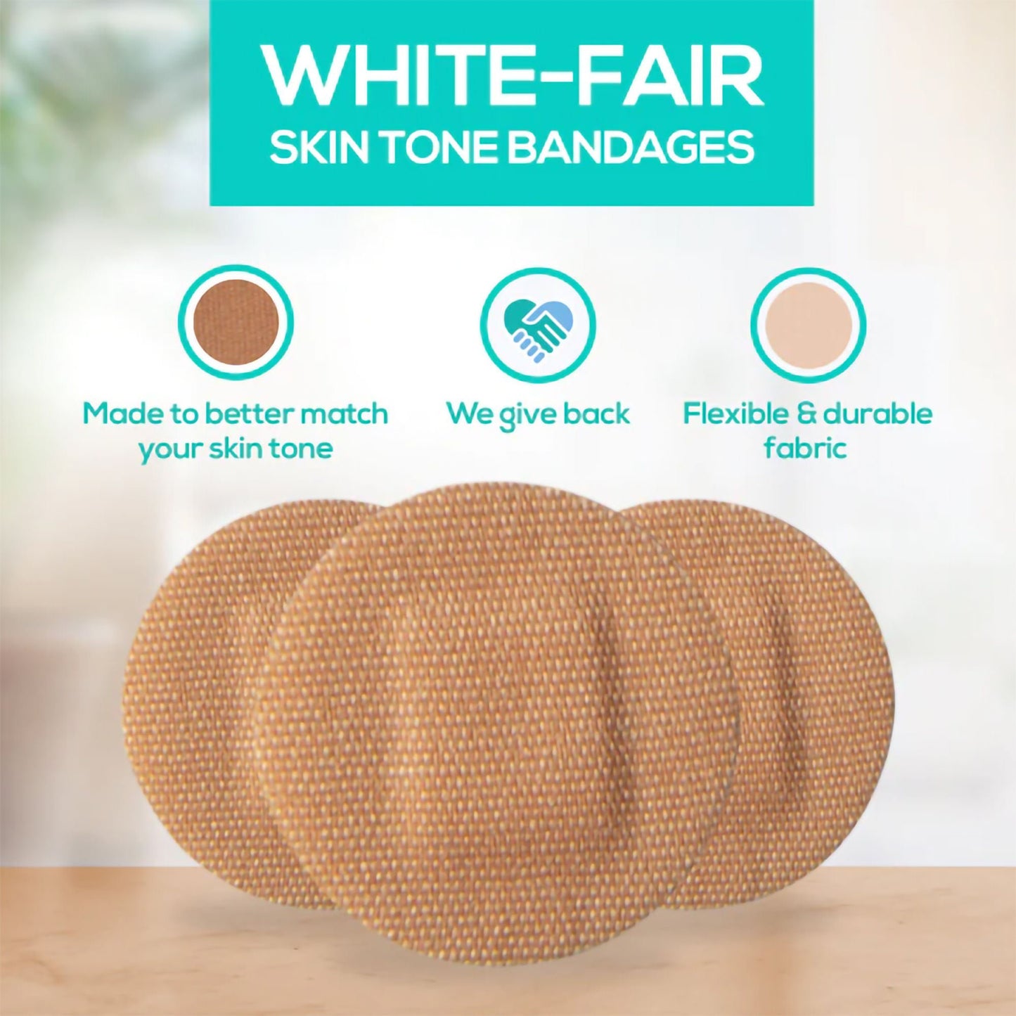 BANDAGE, SHADE SPOT ADH TRU-COLOUR BGE (50/PK 50PK/CS)
