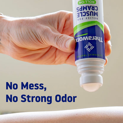 THERAWORX RELIEF, ROLL-ON MUSCLE CRAMP 2.5OZ (4/PK 4PK/CS)
