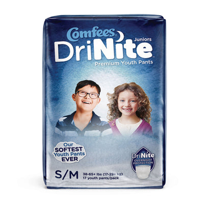 PANTS, YOUTH COMFEES SM/MED (17/BG 4BG/CS)