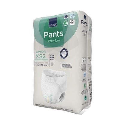 UNDERWEAR, INCONT ABENA PROT PREM JUNIOR XS2 XSM (18/PK)