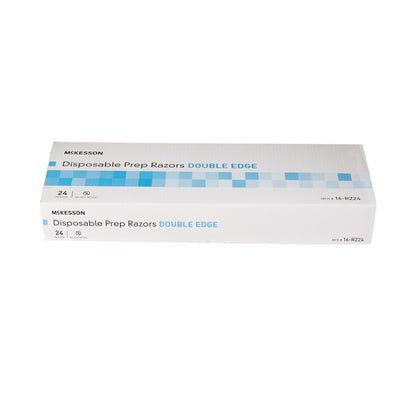 RAZOR, DISP SHAVE PREP DBL EDGE LF (24/BX 6BX/CS)