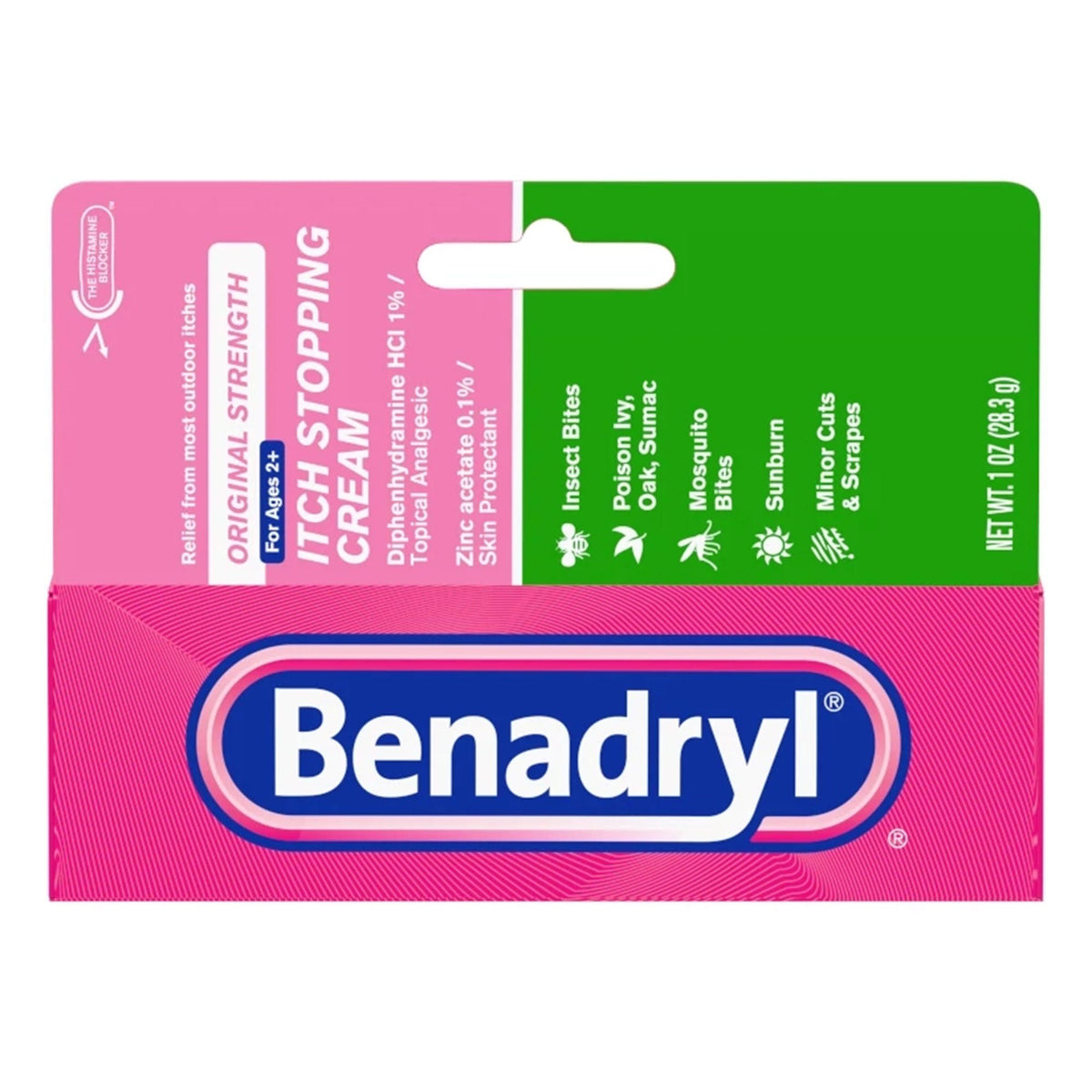 BENADRYL CREAM 1% 1OZ
