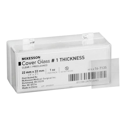 COVER GLASS, #1 22"X22" LF (1OZ/PK 10PK/BX)