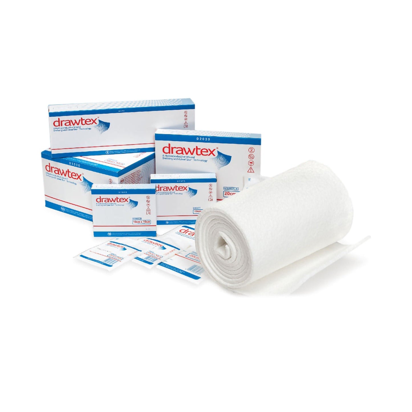 DRESSING, WND W/LEVA FIBER (10/BX) STDMED STDMED