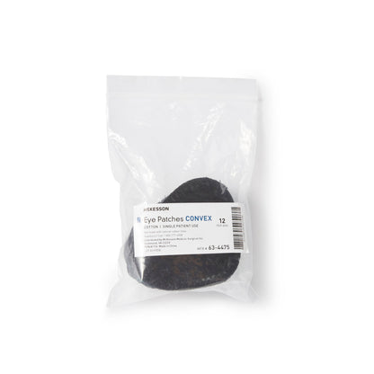 PATCH, EYE CONVEX BLK (12/BX) MGM63