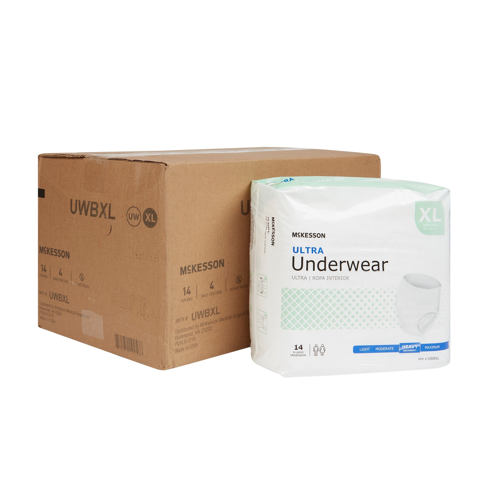 McKesson Ultra Heavy Absorbent Underwear, X-Large