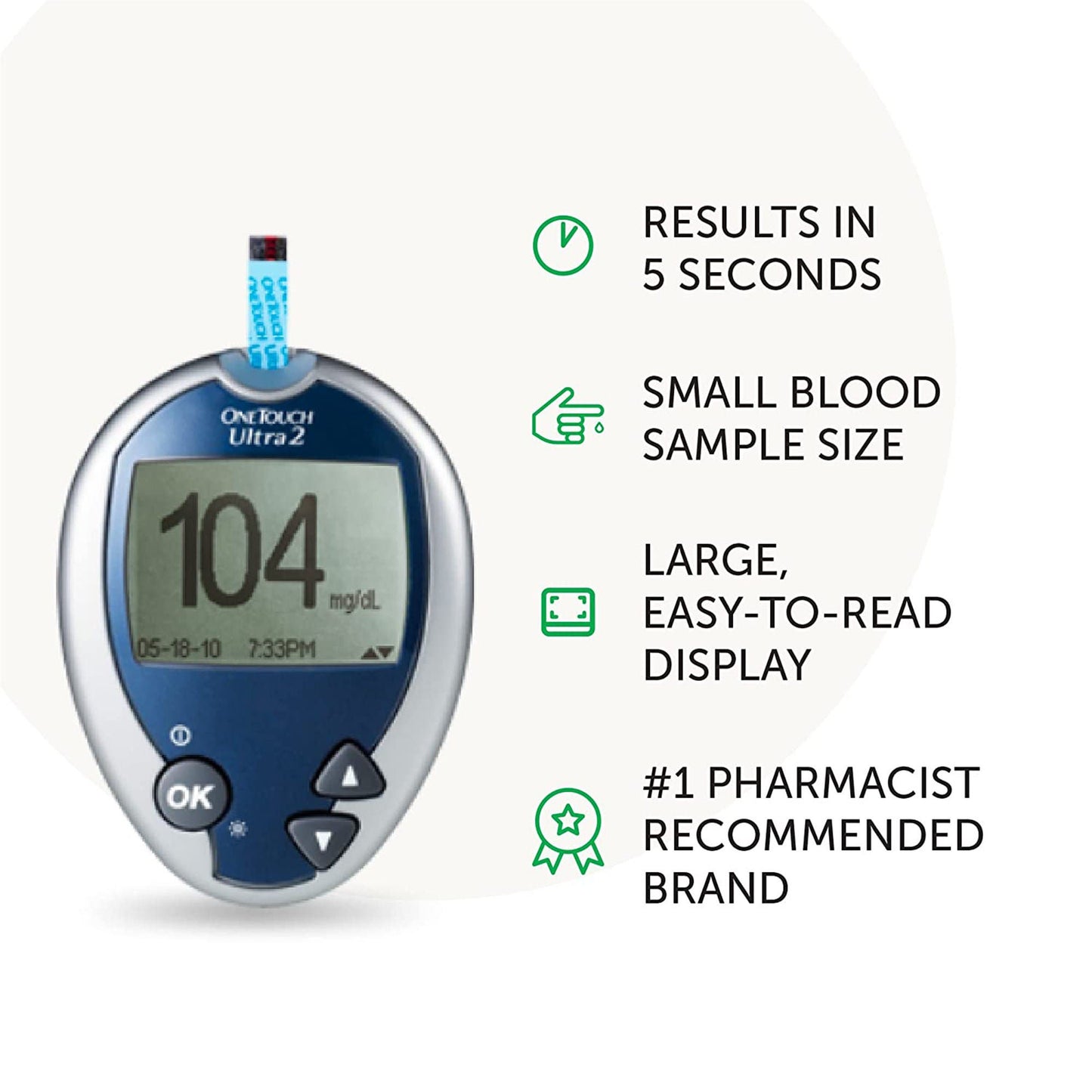 METER, BLOOD GLUCOSE ONETOUCH ULTRA 2 (4/CS)