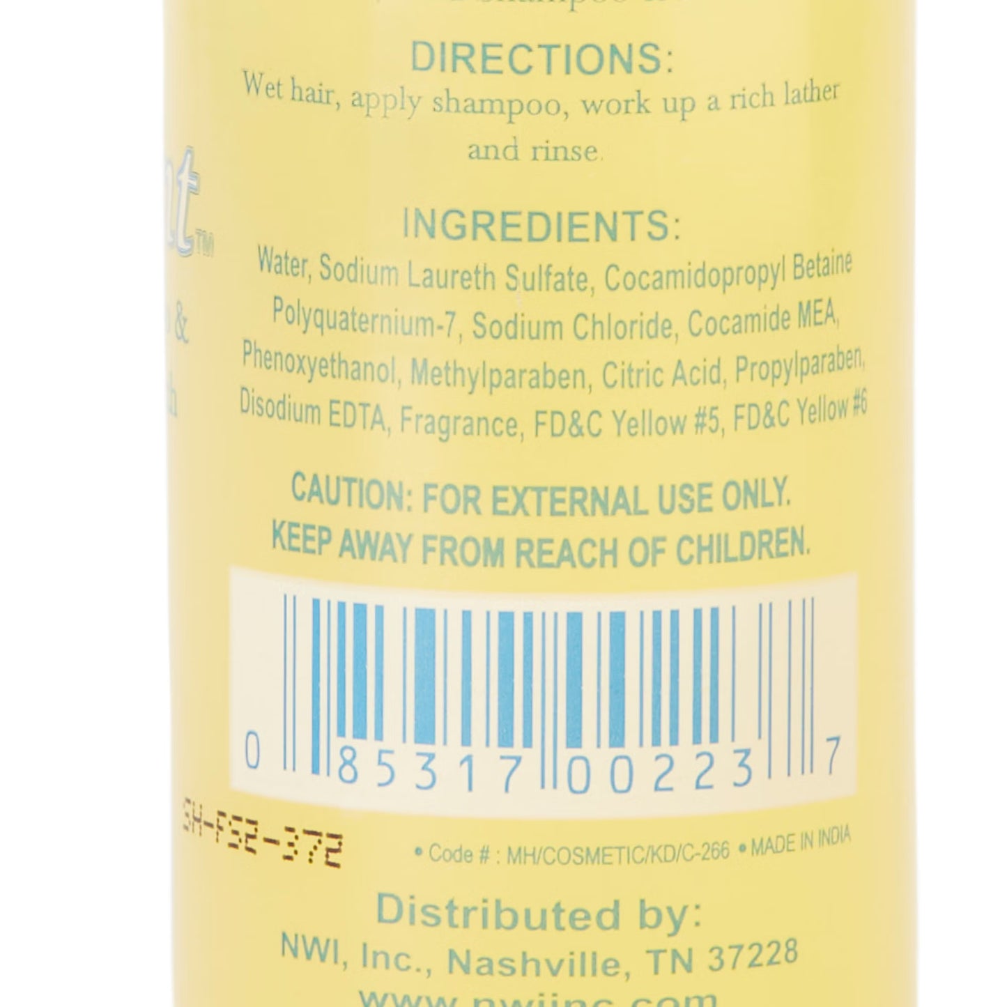 BATH, SHAMPOO/BODY WASH 2OZ (96/CS)