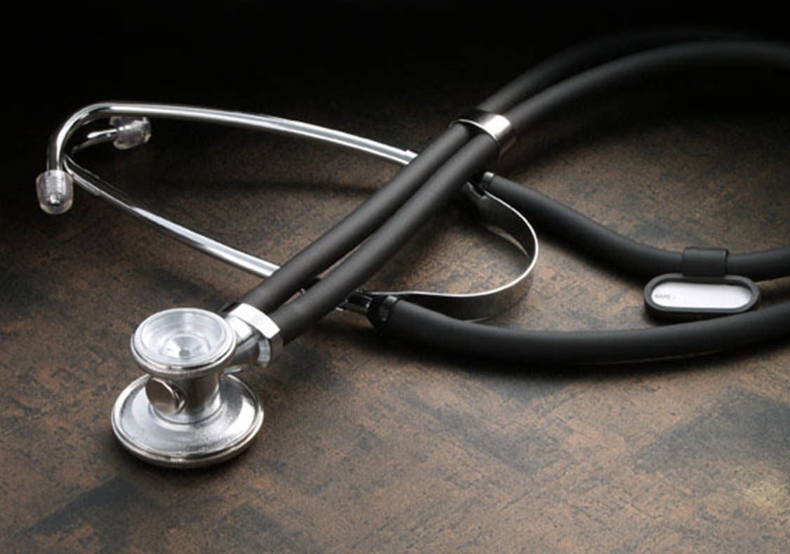 STETHOSCOPE, SPRAGUE RAPPAPOR T 22" BLK TECMED
