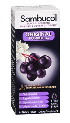 SAMBUCOL, SYRP BLACK ELDERBERRY 4OZ