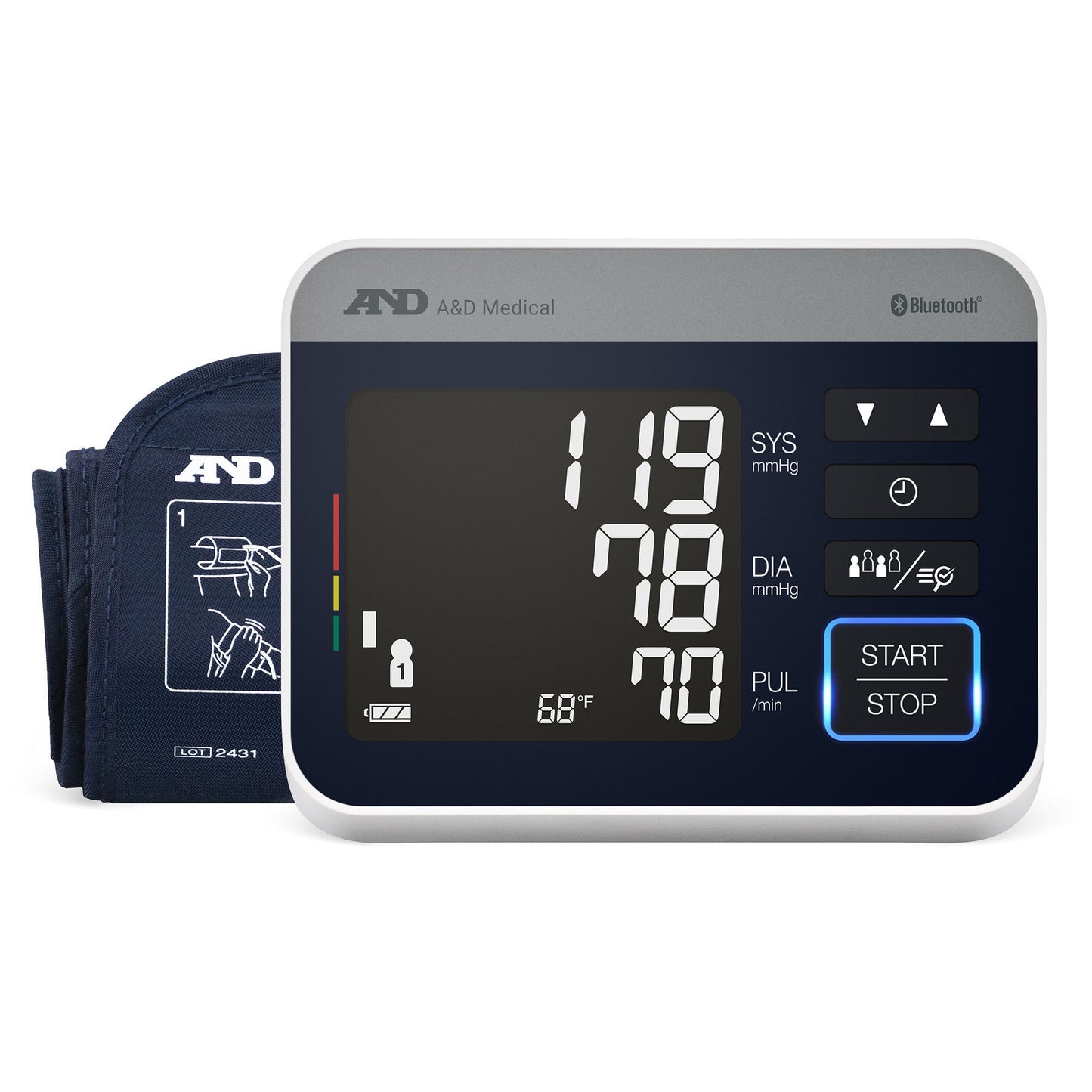 MONITOR, BLOOD PRESSURE PRECISION CHECK PRO W/WIDE CUFF