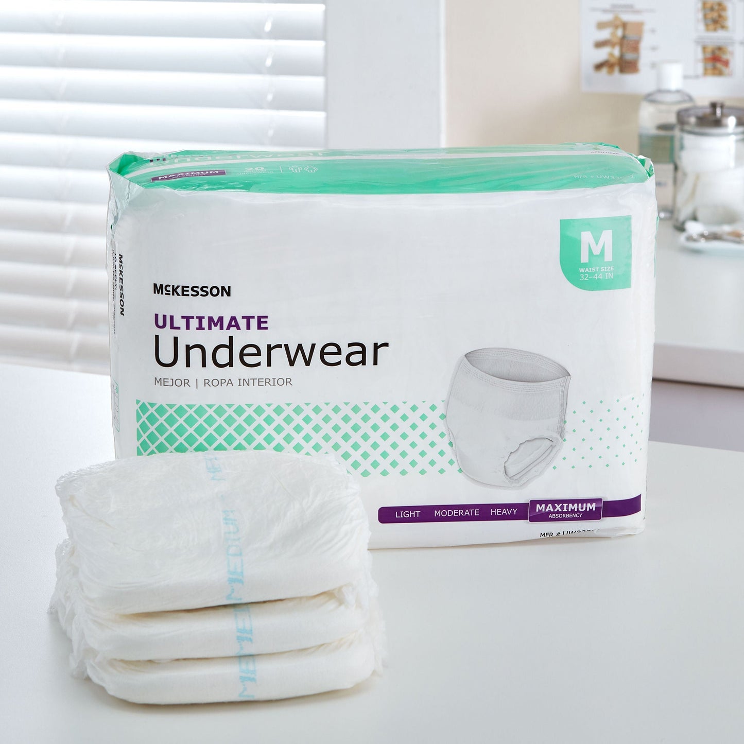 UNDERWEAR, ULTIMATE MED 32-44 (20EA/BG 4BG/CS)
