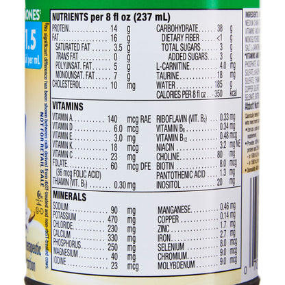 PEDIASURE, VANILLA 1.5 CAL 8OZ(24/CS)