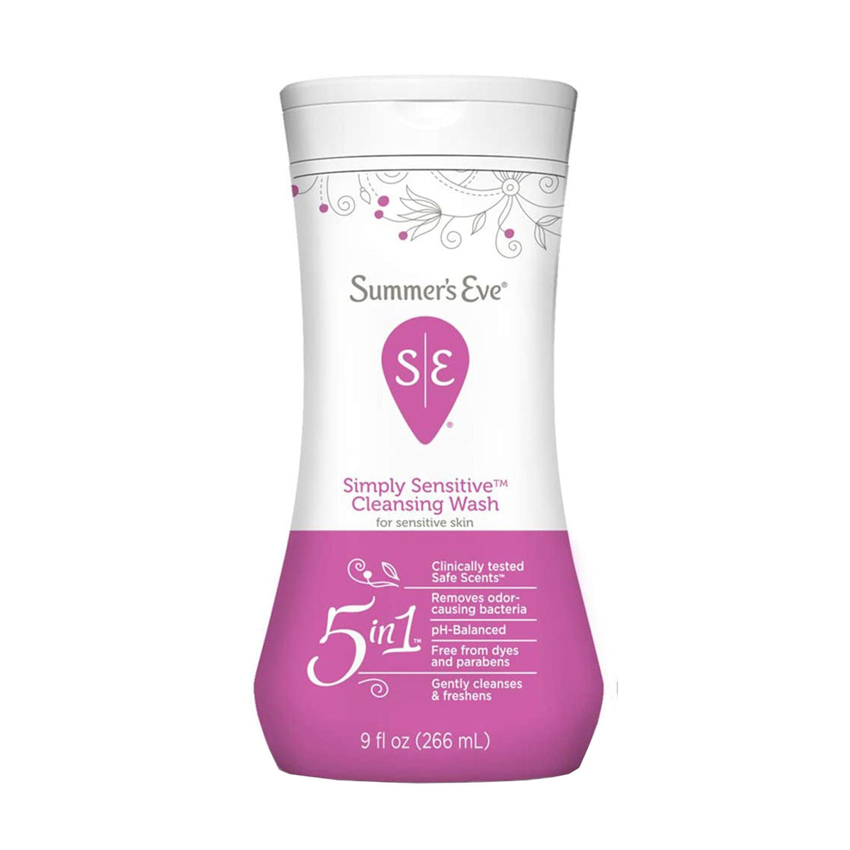 WASH, BODY SENSITIVE SUMMERS EVE 9OZ