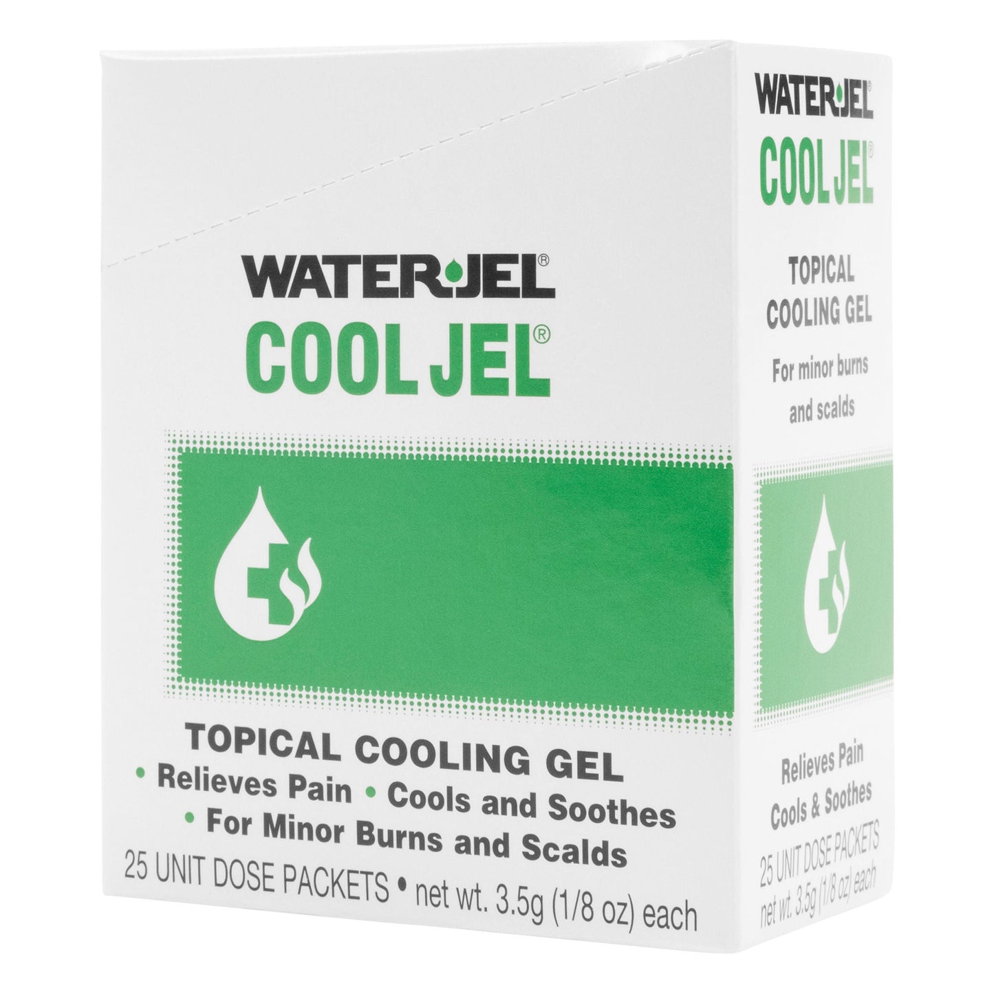 GEL, BURN WATERJEL COOL JEL 3.5GM (25/BX 24BX/CS) WTRJEL