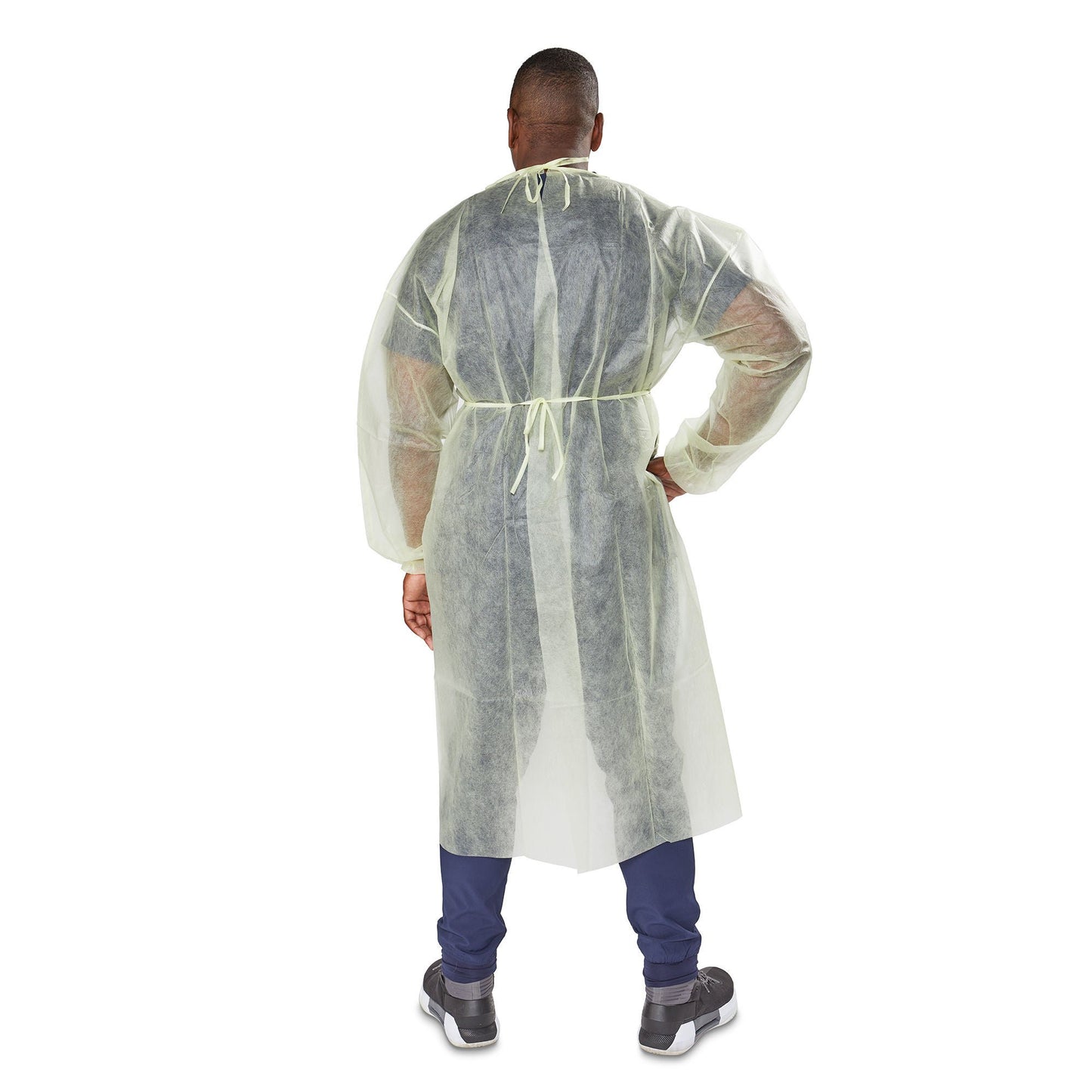 GOWN, ISO FULL BACK ELAS WRISTSBPP NR XLG (10/BG 10BG/CS)