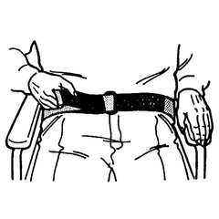 BELT, WHEELCHAIR W/VELCRO 5045