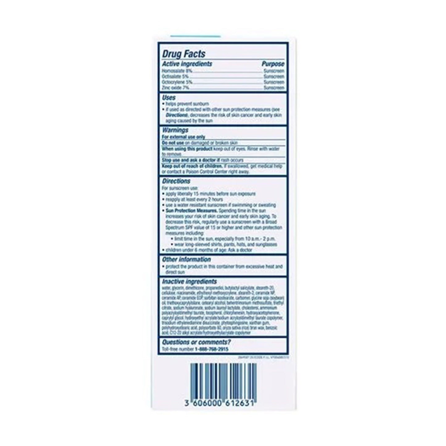 CERAVE, LOTION SPF50 AM 3OZ