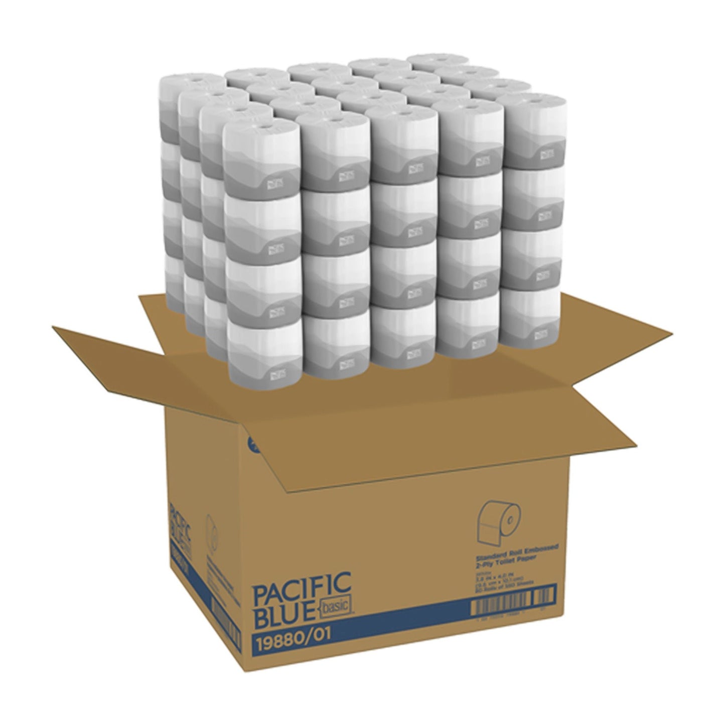 TISSUE, TOILET ENVISION WHT (550SH/RL 80RL/CS)