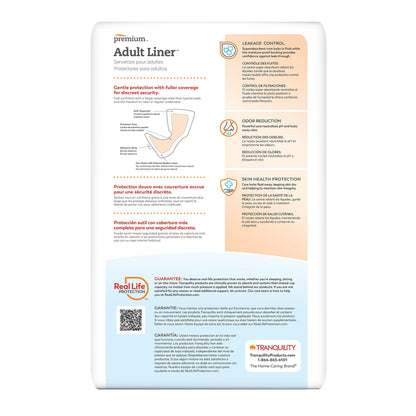 LINER, INCONT TRANQUILITY ADULT (30/BG 4BG/CS)