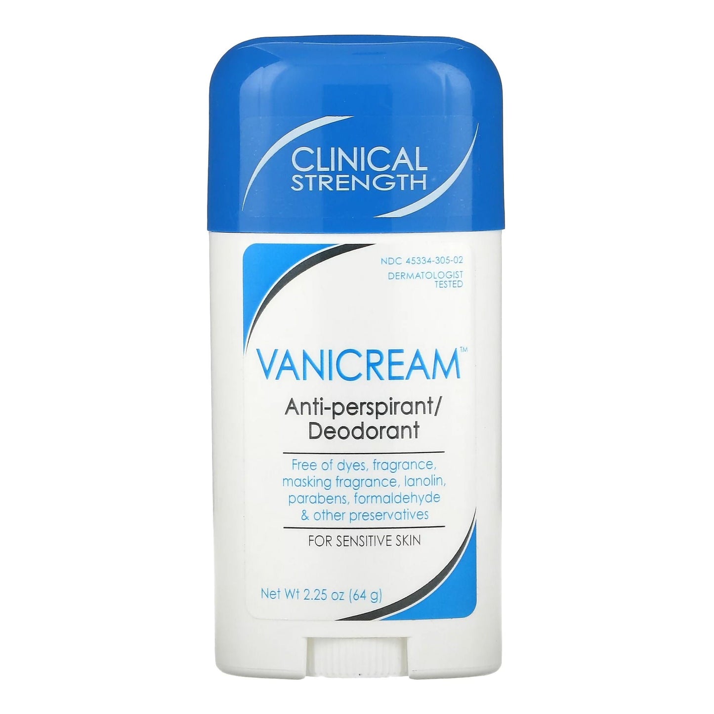 VANICREAM, DEODORANT 2.25OZ