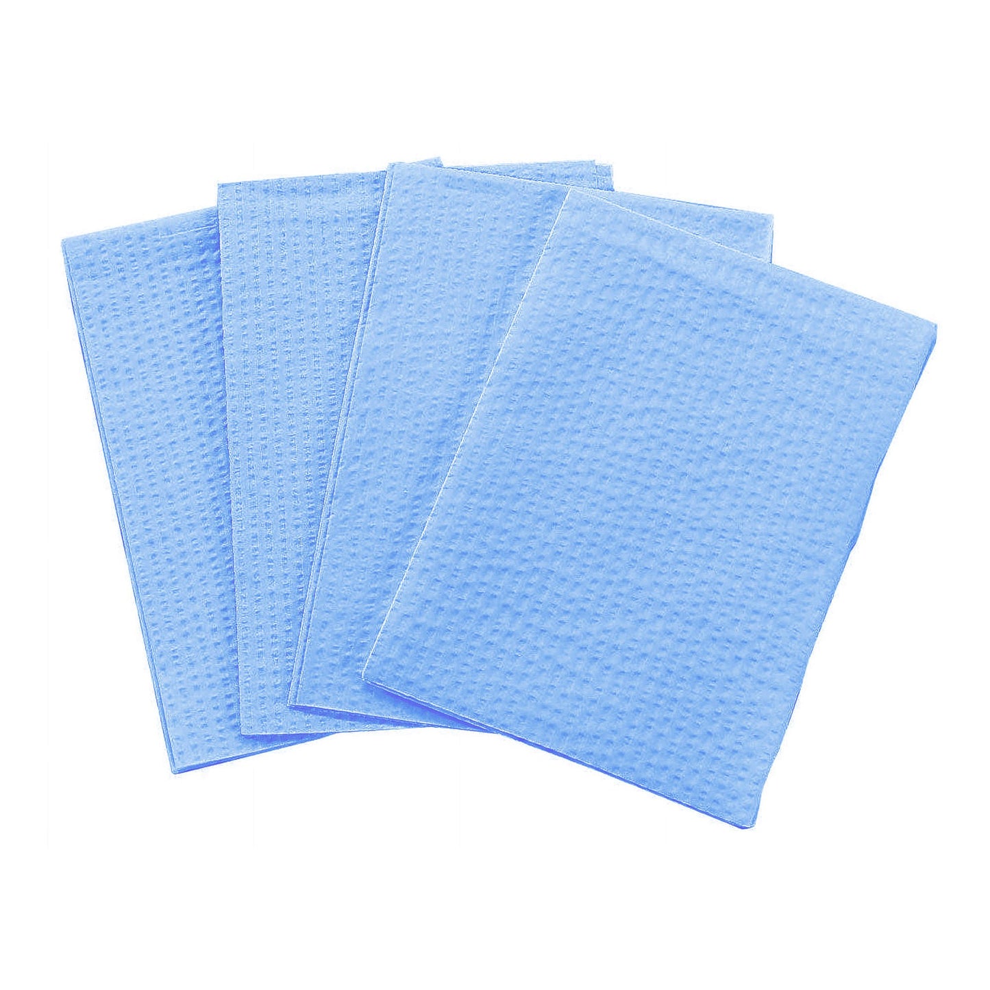 TOWEL, 2PLY/POLY BLU 17X18 (500/CS)