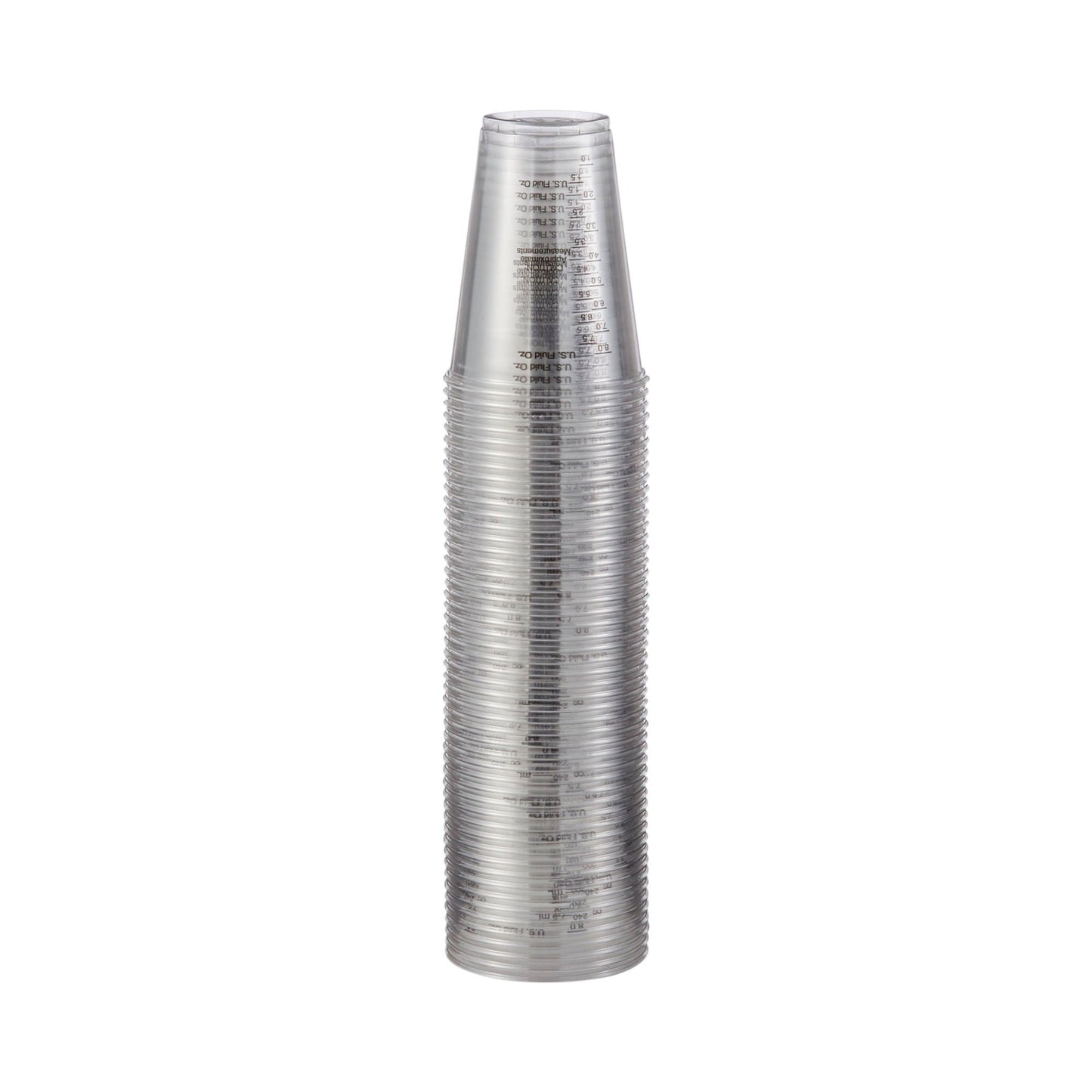 CUP, DRINK GRAD PET PLAS MED 10OZ (50/SL 20SL/CS)