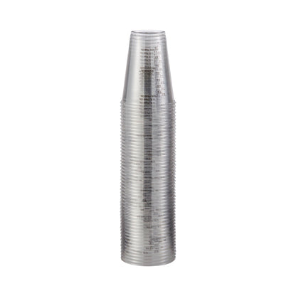 CUP, DRINK GRAD PET PLAS MED 10OZ (50/SL 20SL/CS)