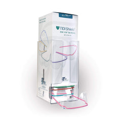HOLDER, DSPN EYE SHIELD TOWER ACRYLIC (2/CS)