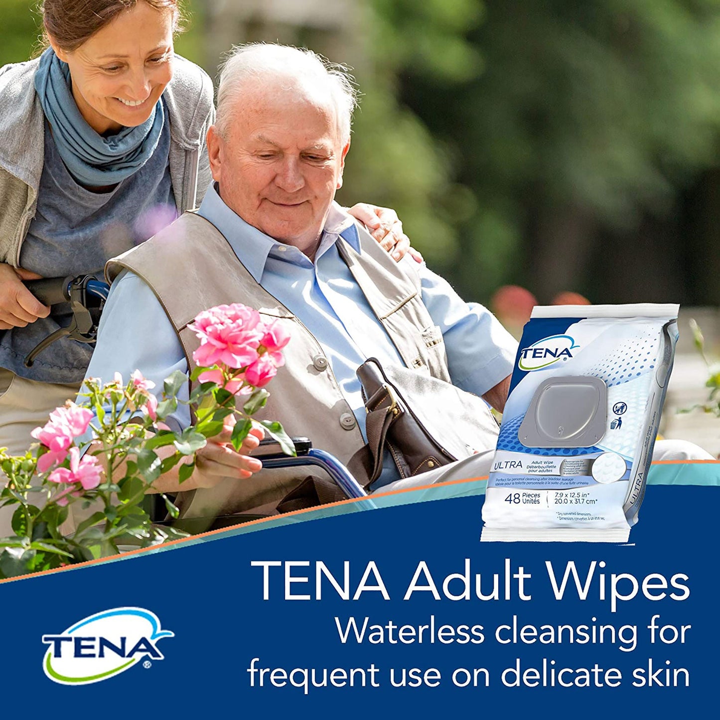 WASHCLOTH, WET CLASSIC TENA DISP (48/PK 12PK/CS) SCAPER