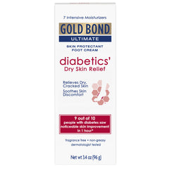GOLD BOND FOOT DIABETICS, CRM 3.4OZ