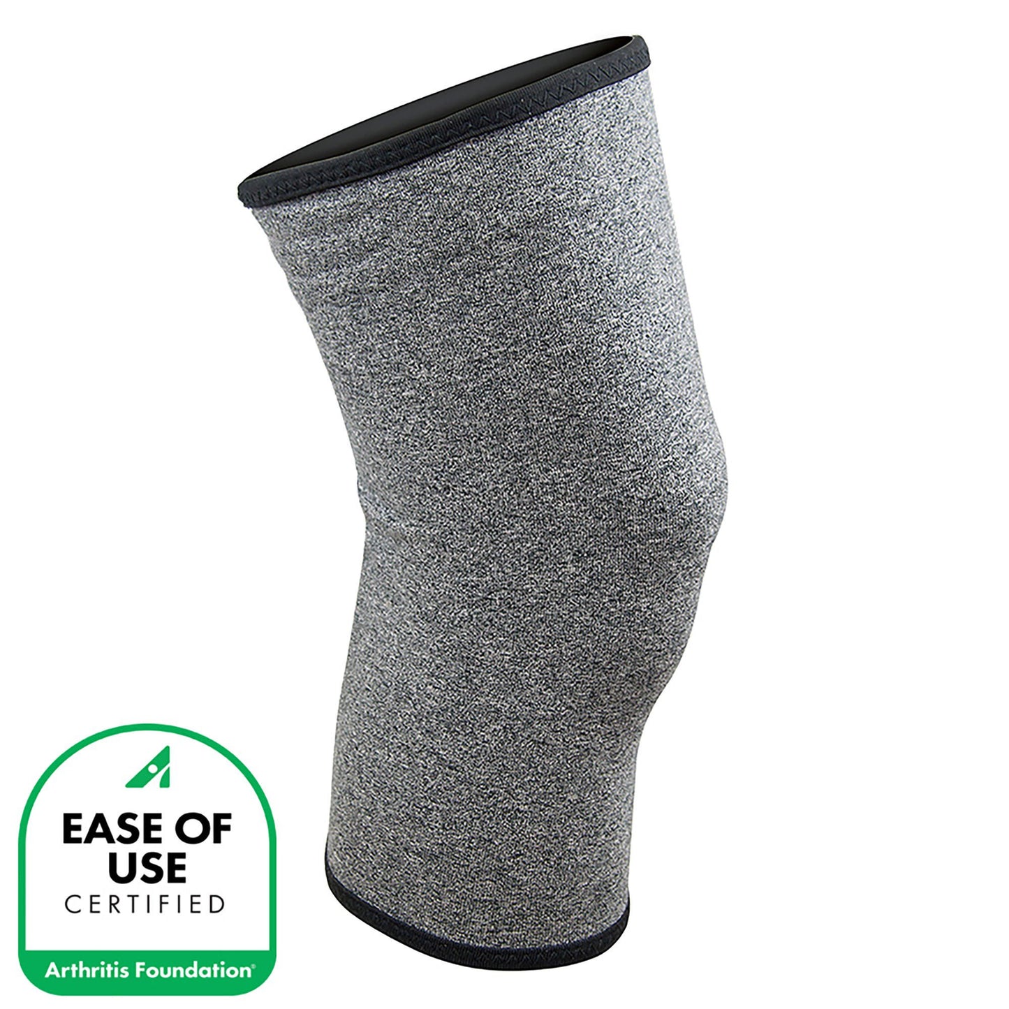 KNEE SLEEVE, COMPRESSION IMAK ARTHRITIS SOFT BLK/GRY SM