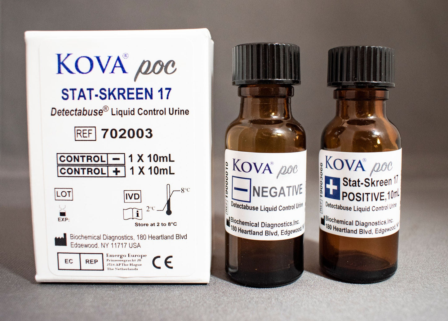 CONTROL, STAT-SKREEN POSITIVE & NEGATIVE 17DRUG 2X10ML