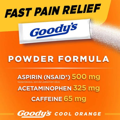 GOODYS HEADACHE, PDR COOL ORANGE (24/EA)