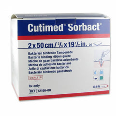 Cutimed® Sorbact® Impregnated Dressing, 2 x 50 Centimeter