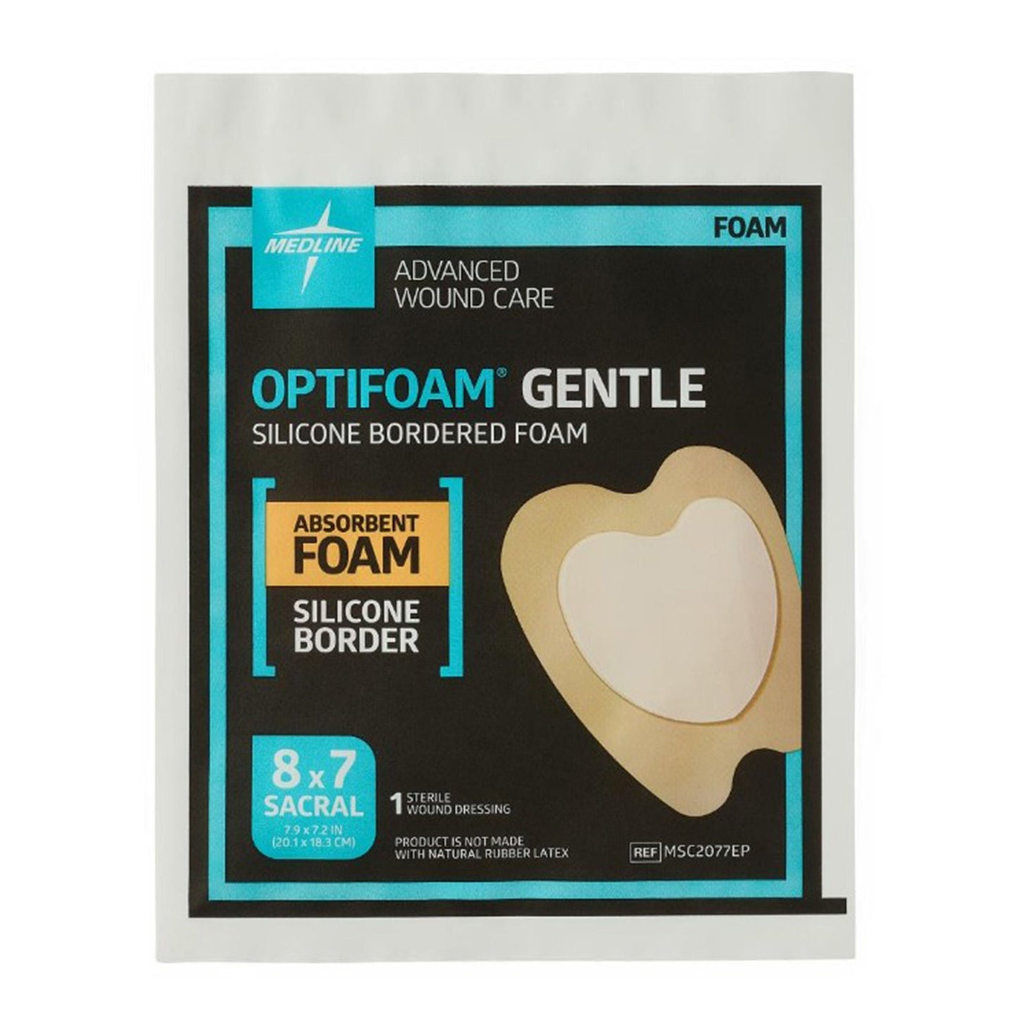 DRESSING, WND OPTIFOAM ADH 7X7(5/BX 10BX/CS)