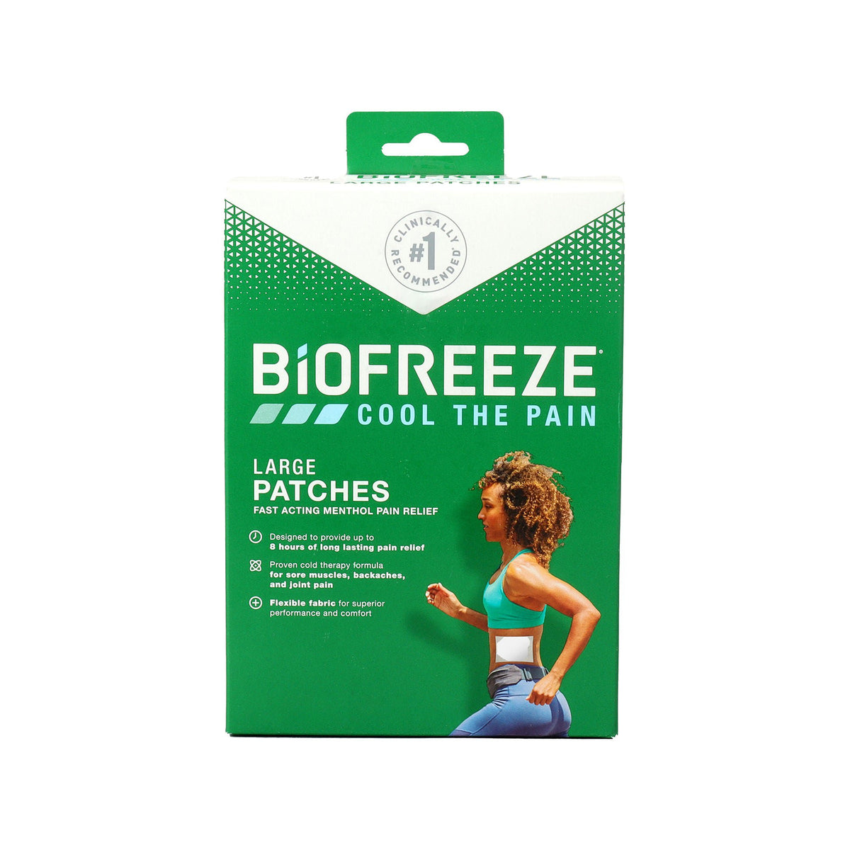 BIOFREEZE, PATCH LG (5/PK 3PK/BX 8BX/CS)