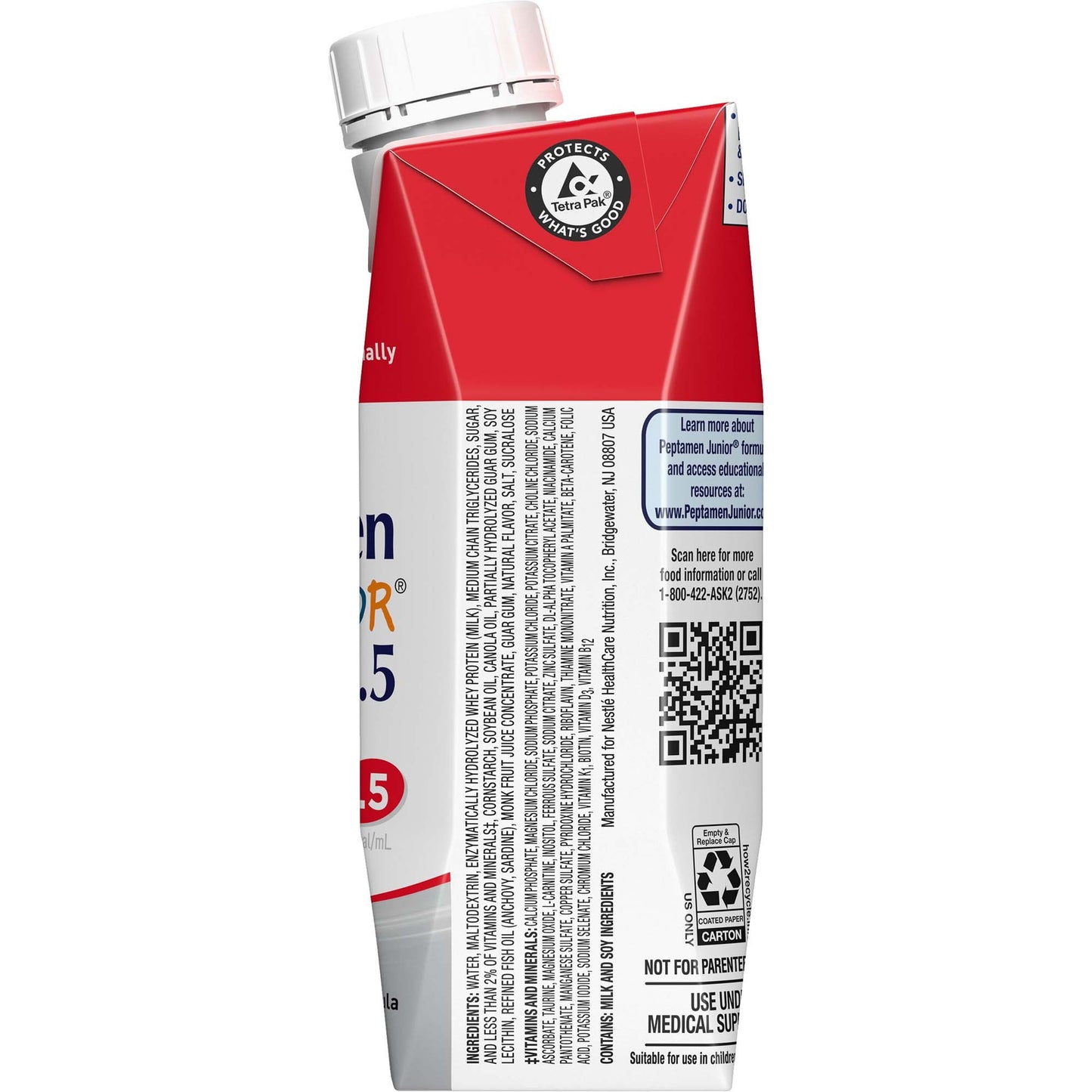 PEPTAMEN JUNIOR, TETRA PRISMA 1.5 VAN 250ML (24/CS)