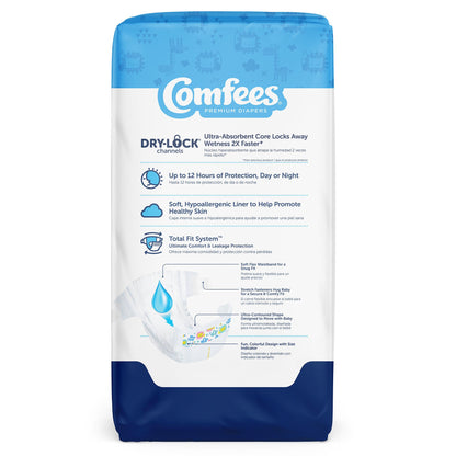DIAPER, BABY COMFEES SZ1 (50/BG 4BG/CS)