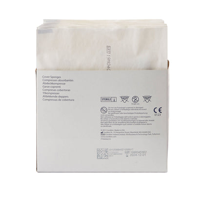 SPONGE, CVR 4"X4" STR (2/PK 25PK/TR) KENDAL