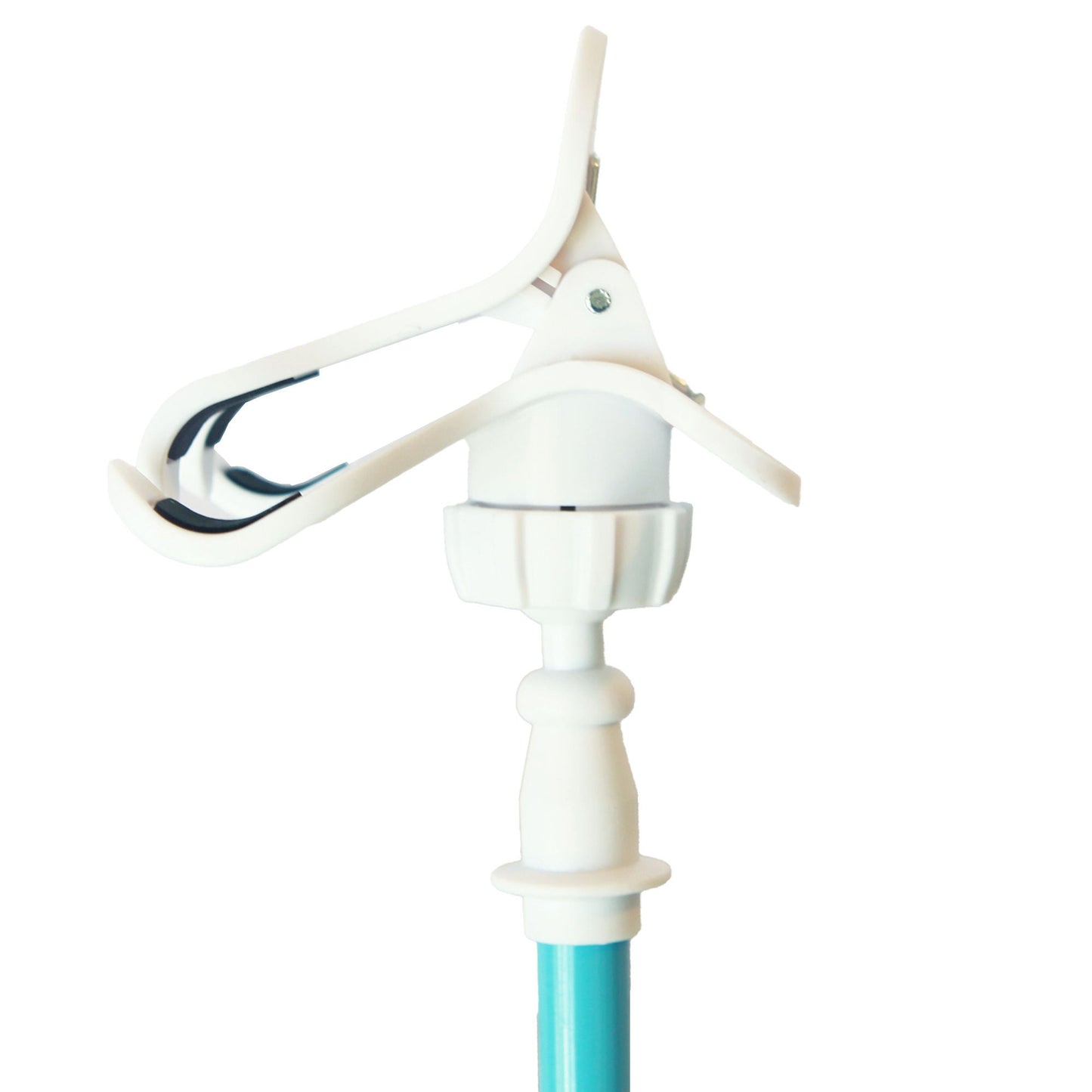 HOLDER, TUBE FEED W/CLAMP & BENDABLE ARM BLU (50/CS)