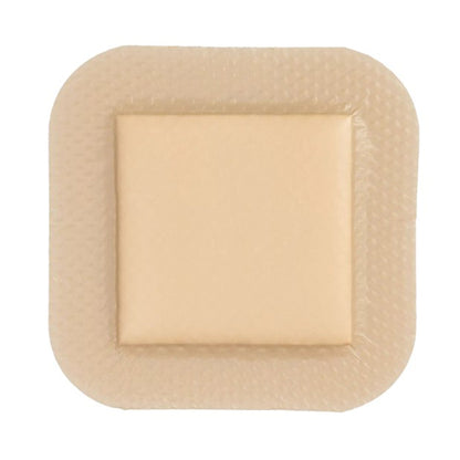 DRESSING, SIL BORDER 5LAYER ADH STR 4"X4" (10/BX 5BX/CS)