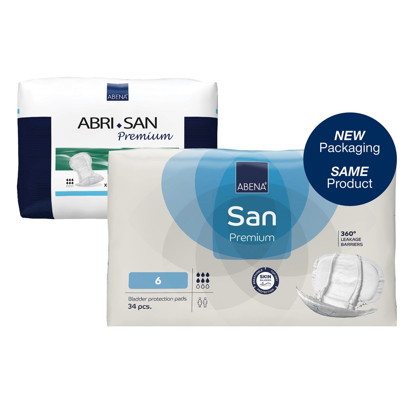 LINER, INCONT ABENA SANI PREM 6 (34/PK 3PK/CS)