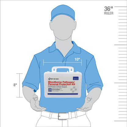 SPILL KIT, CLEANUP W/PERSON PROTECT/BBP/CPR SHIELD (10/CS)